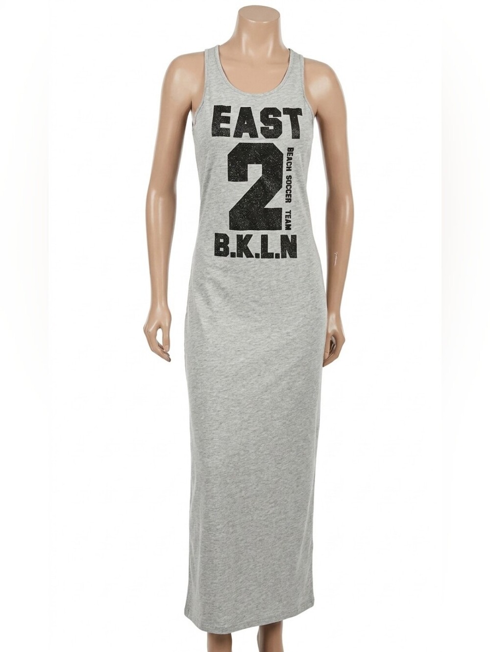 H&M Maxi Tank Dress Glitter Sporty Racerback Brooklyn Beach Soccer 14Y+